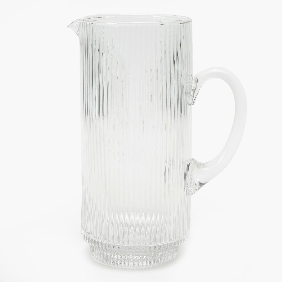 BASEMENT HOME - Jarra Vidrio Estriado Clear 2 Litros Basement Home