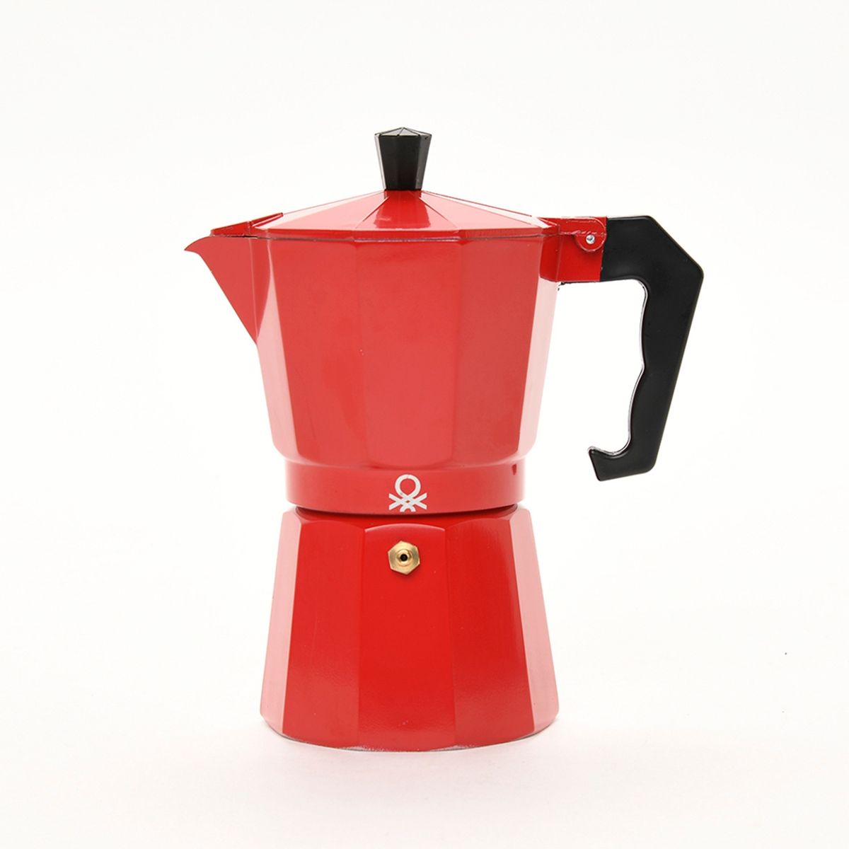 BENETTON - Cafetera Italiana Aluminio 300 ml Benetton