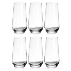 KROSNO - Vasos Altos Set 6 Vidrio Tulip 480 ml