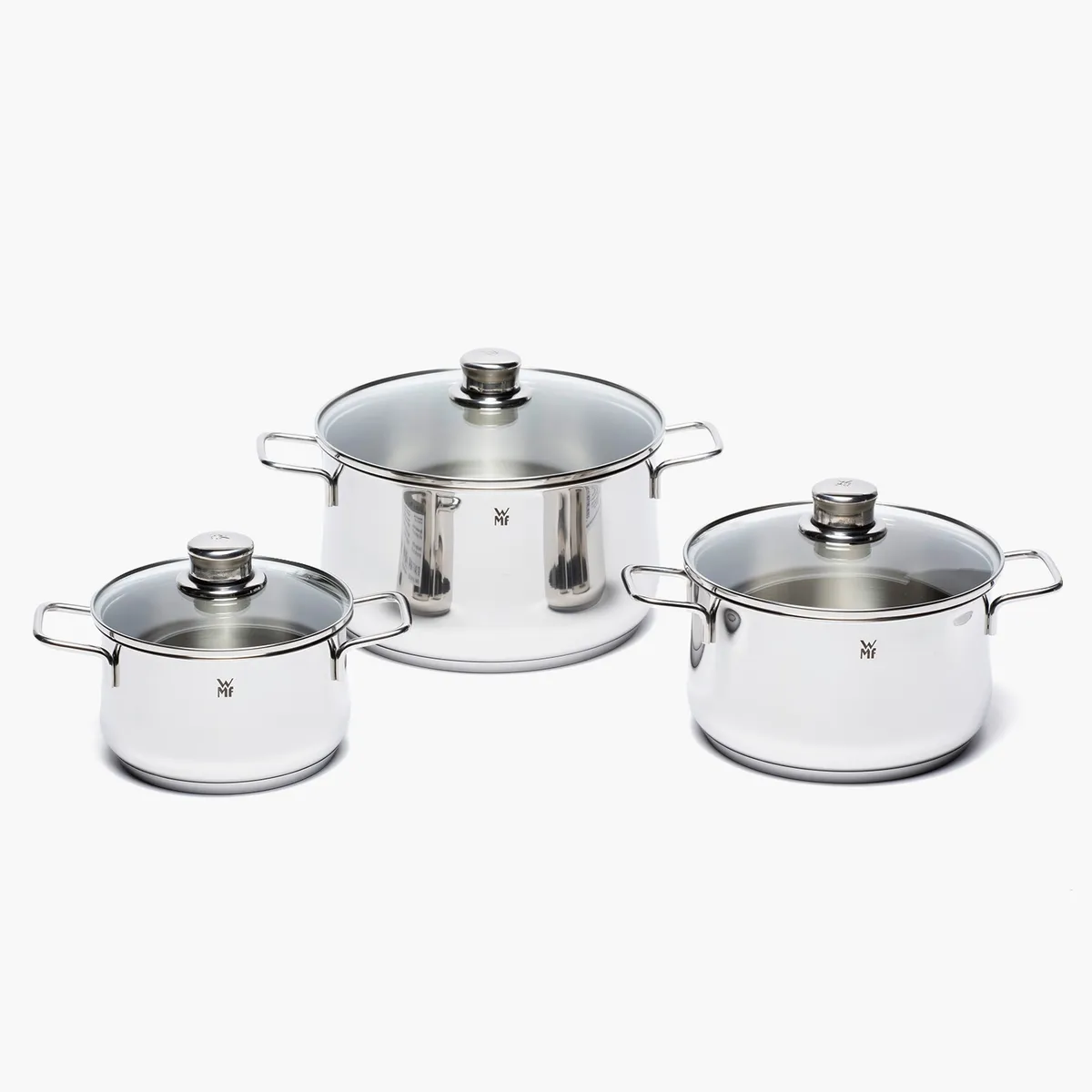 WMF - Batería de Cocina de Acero Diadem Plus 6 Piezas Wmf