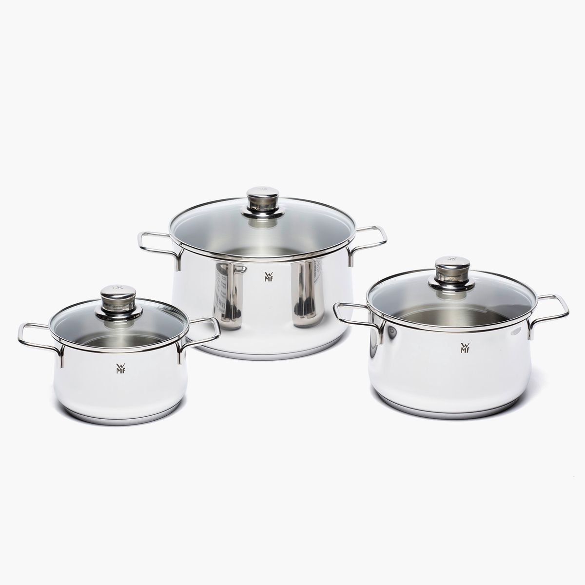 WMF - Batería de Cocina de Acero Diadem Plus 6 Piezas Wmf