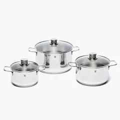 WMF - Batería de Cocina de Acero Diadem Plus 6 Piezas
