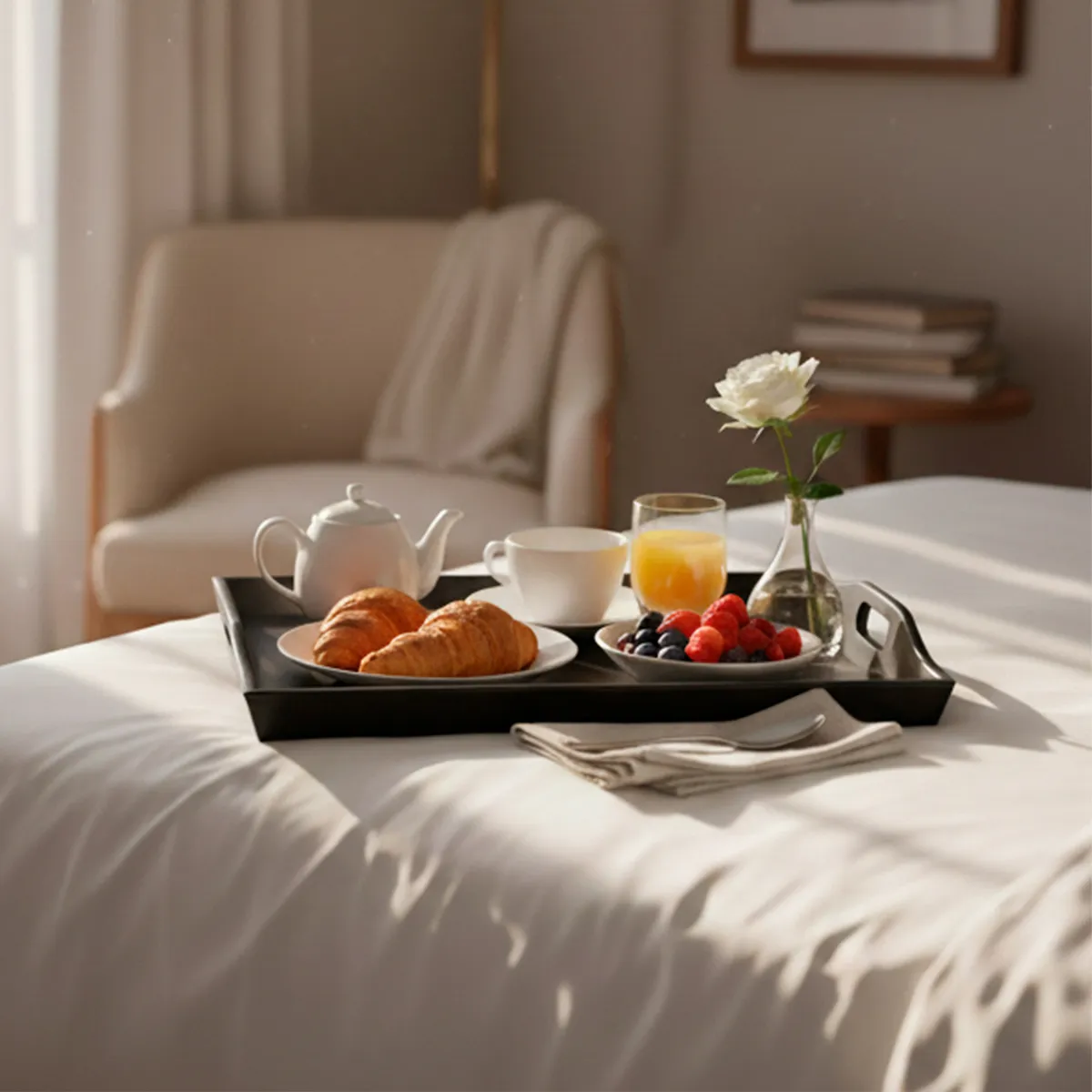 MICA - Bandeja Rectangular 48x35 cm Belle Mica