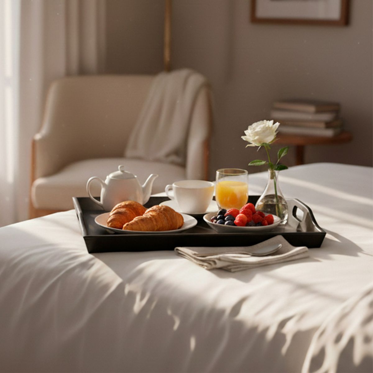 MICA - Bandeja Rectangular 48x35 cm Belle Mica