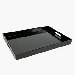 MICA - Bandeja Rectangular Belle Negra 48x35 cm