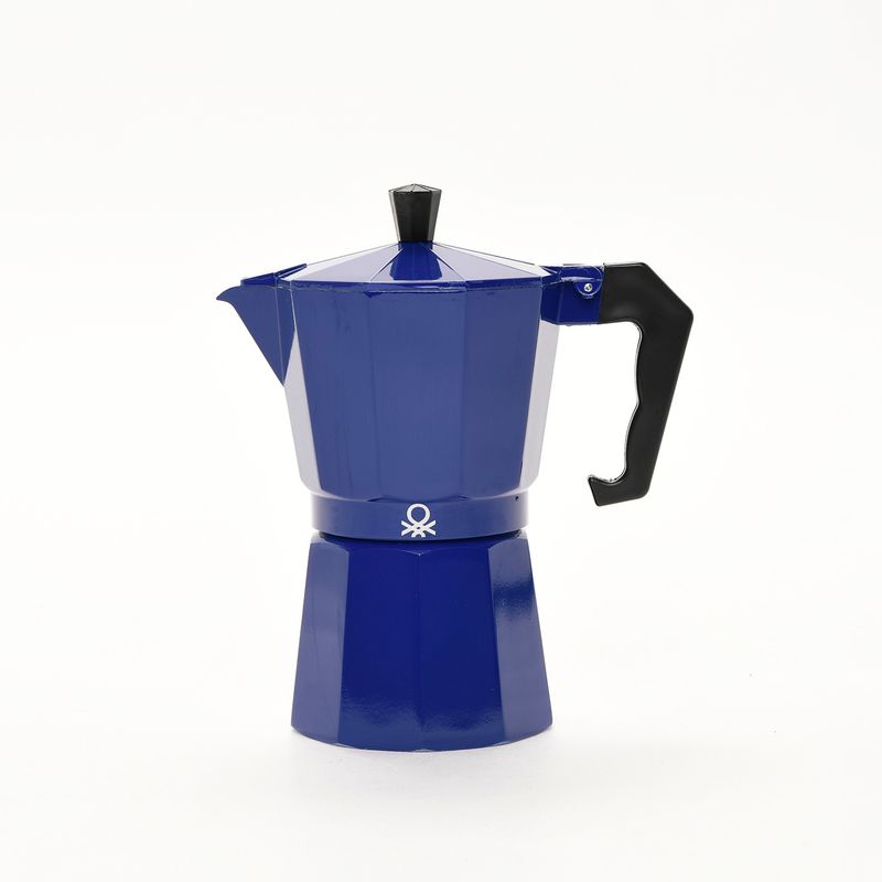 BENETTON - Cafetera Italiana Aluminio 300 ml Benetton