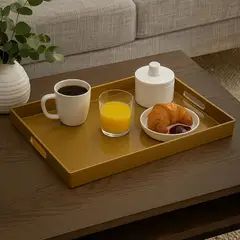 MICA - Bandeja 48X35X4 Cm Belle Negro