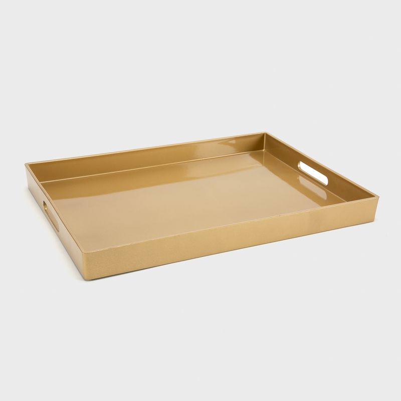 MICA - Bandeja Rectangular Mica Belle Negra 48x35 cm