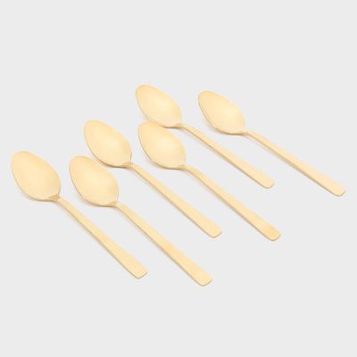 Imagen 2 del producto Set de 6 Cucharas Té Gold
