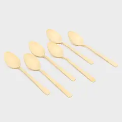 BASEMENT HOME - Set 6 Cucharas Té Gold Dorado