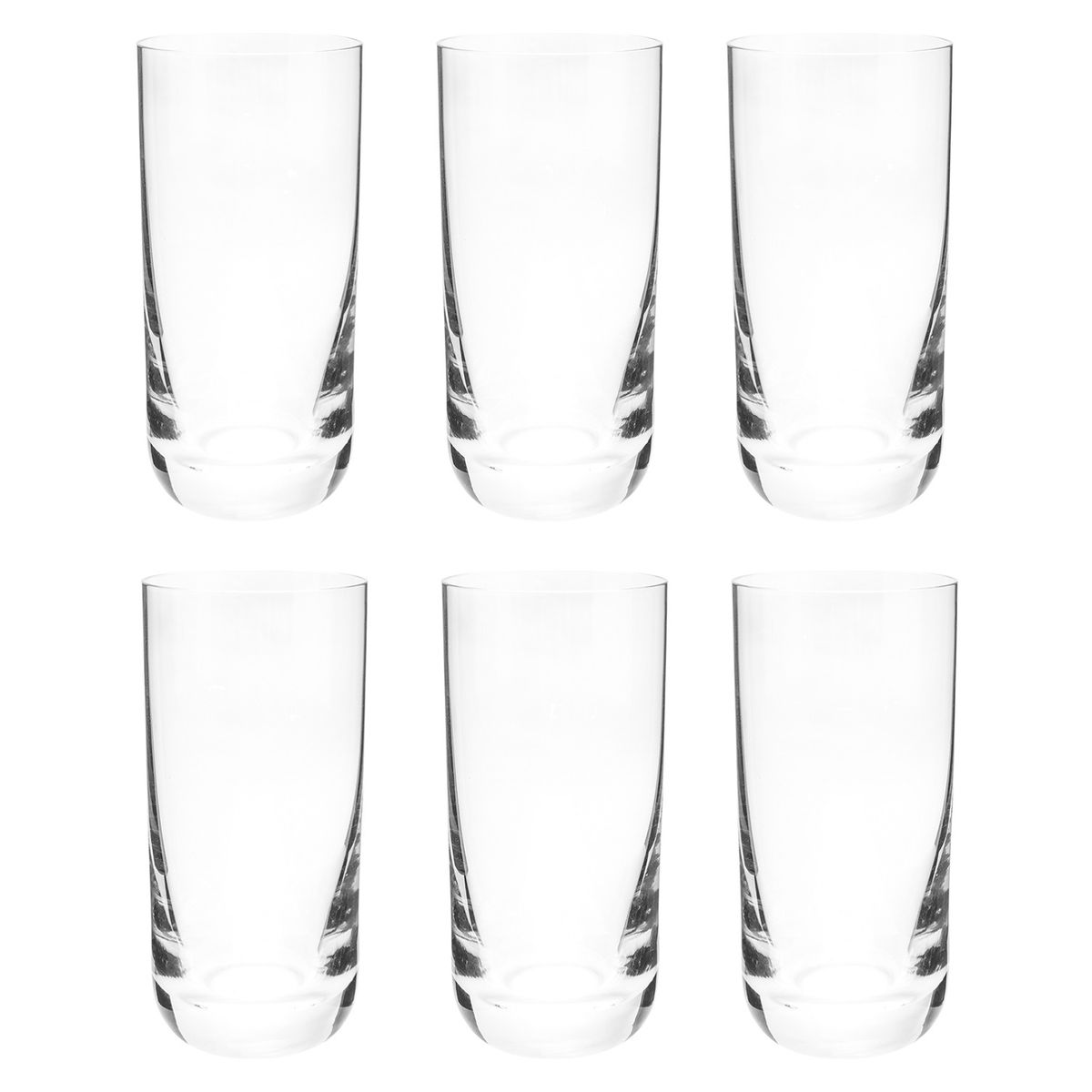 KROSNO - Vasos Altos Set 6 Vidrio Clear 300ml Krosno