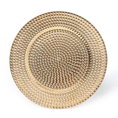 ROBERTA ALLEN - Plato Base Dorado Puntos
