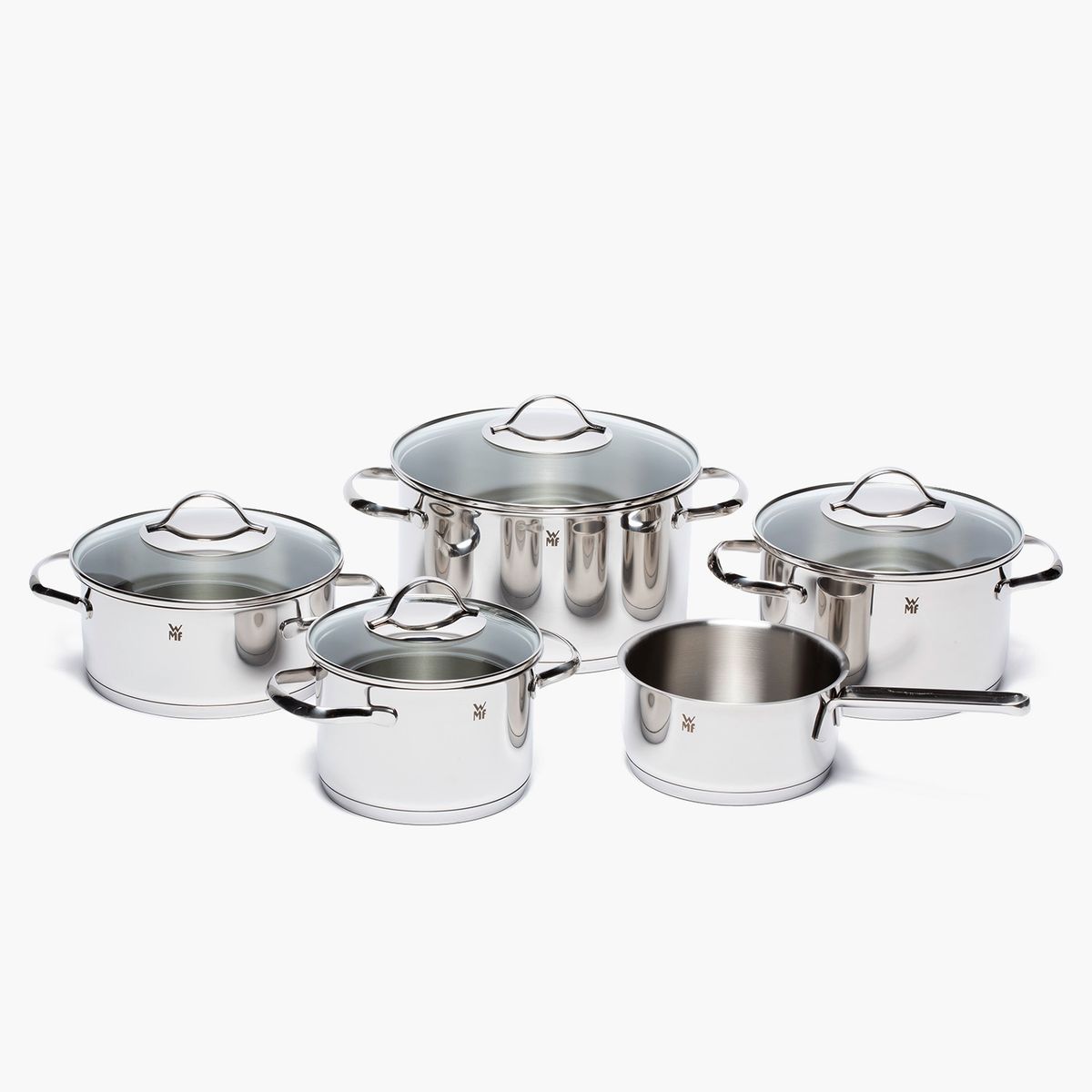 WMF - Batería De Cocina Acero Inoxidable Provence Plus 9 Piezas