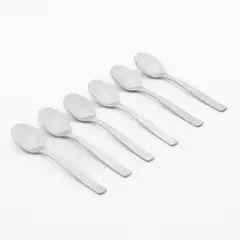 BASEMENT HOME - Set de Cucharas Acero Inoxidable 6 Unidades