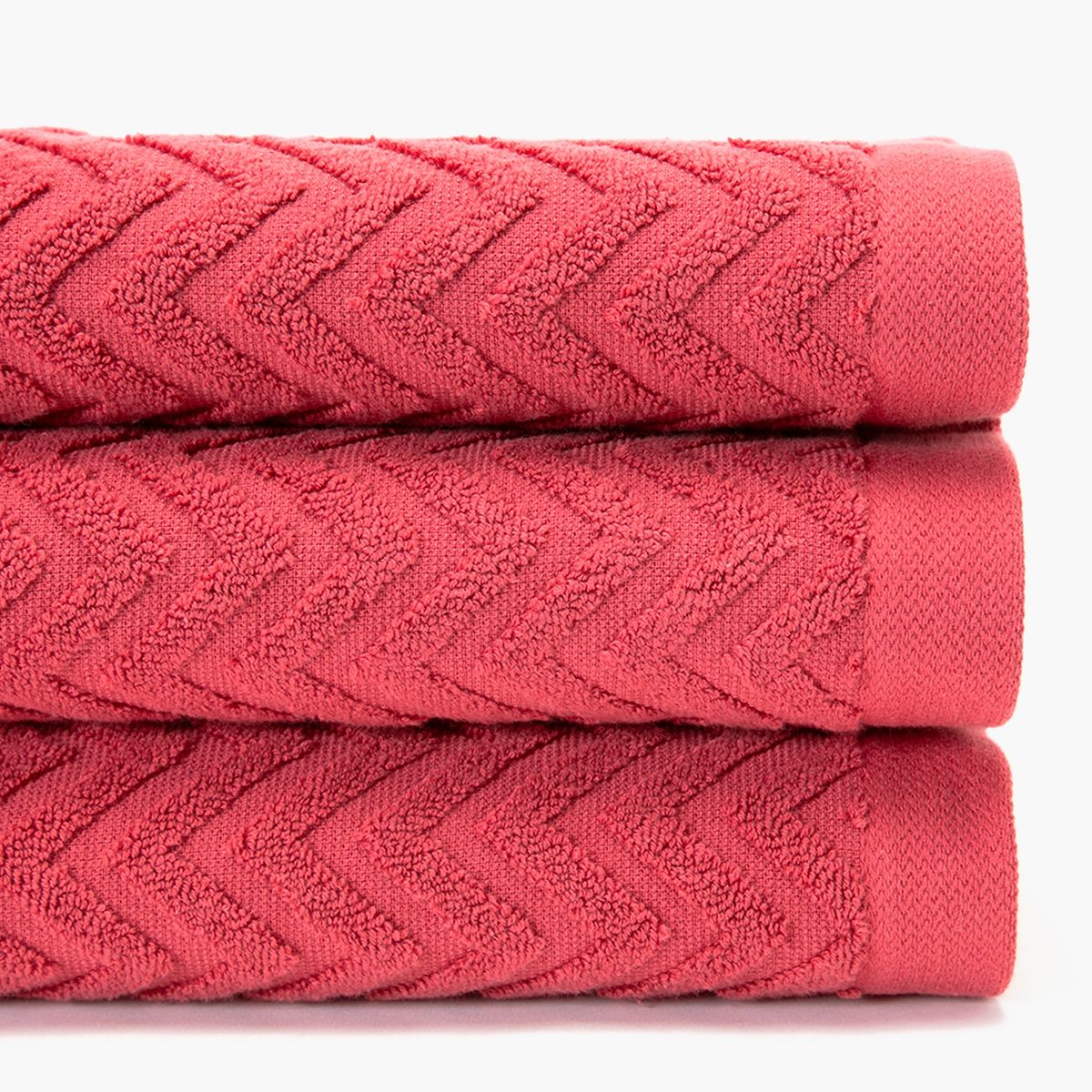 BASEMENT HOME - Toalla de Cuerpo Zigzag Cherry 430 G Basement Home