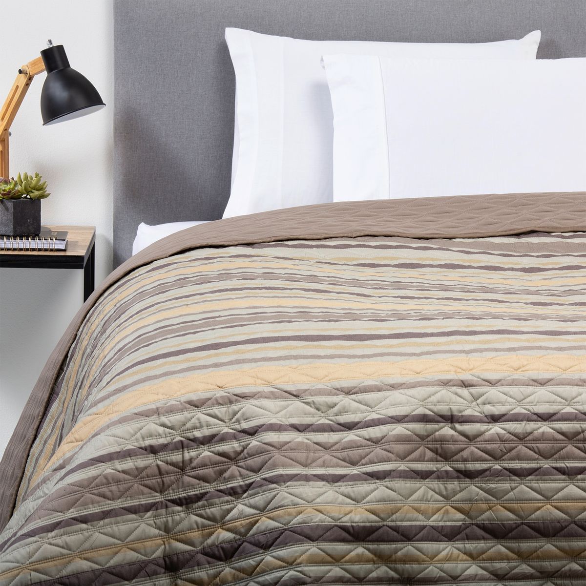 AMBIENTA - Cubrecama Stripes Cal