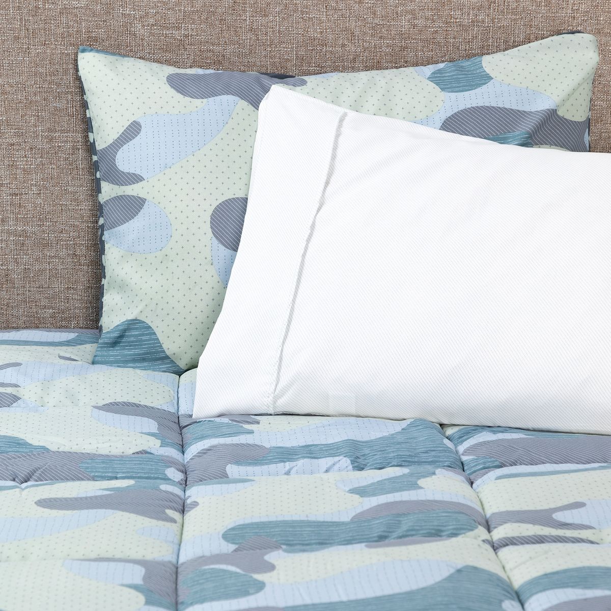 MICA KIDS - Plumón + Juego de sábanas infantil Camuflaje