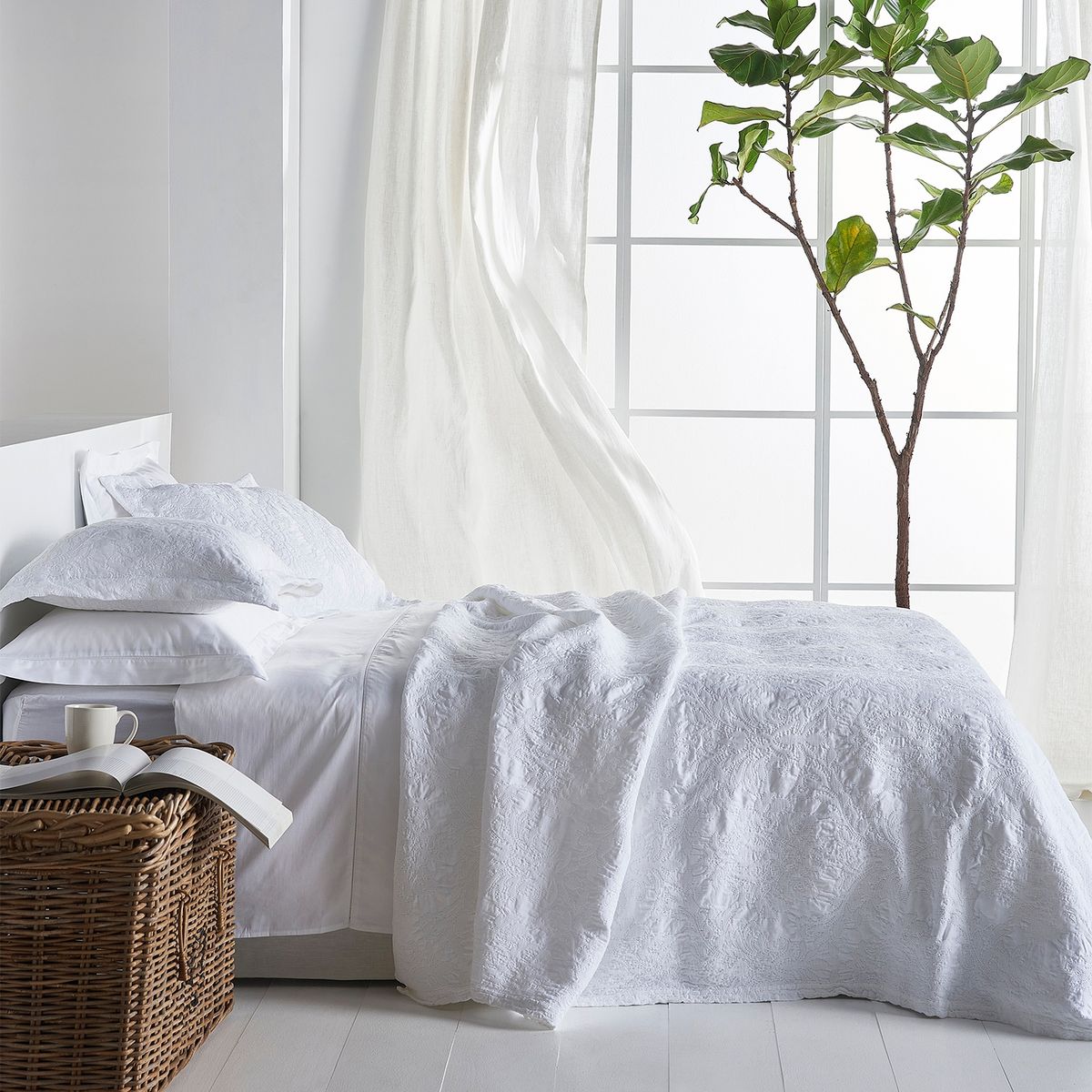 ROBERTA ALLEN - Cubrecama Quilt Valentina Bl Roberta Allen