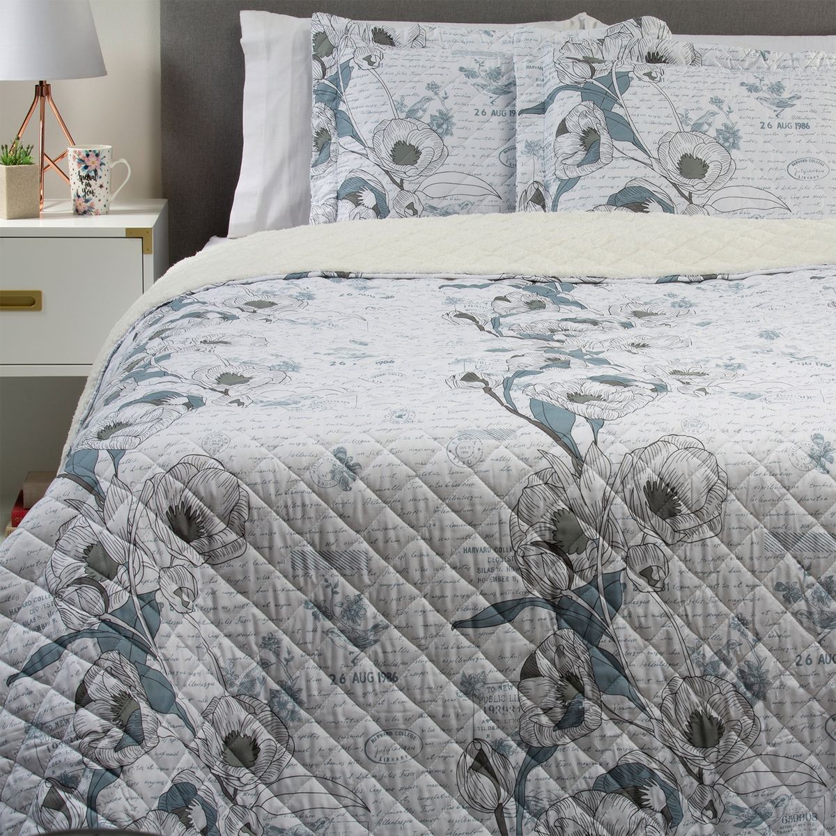 MICA - Cubrecama  + Fundas de Almohada Mar Victoria Sherpa