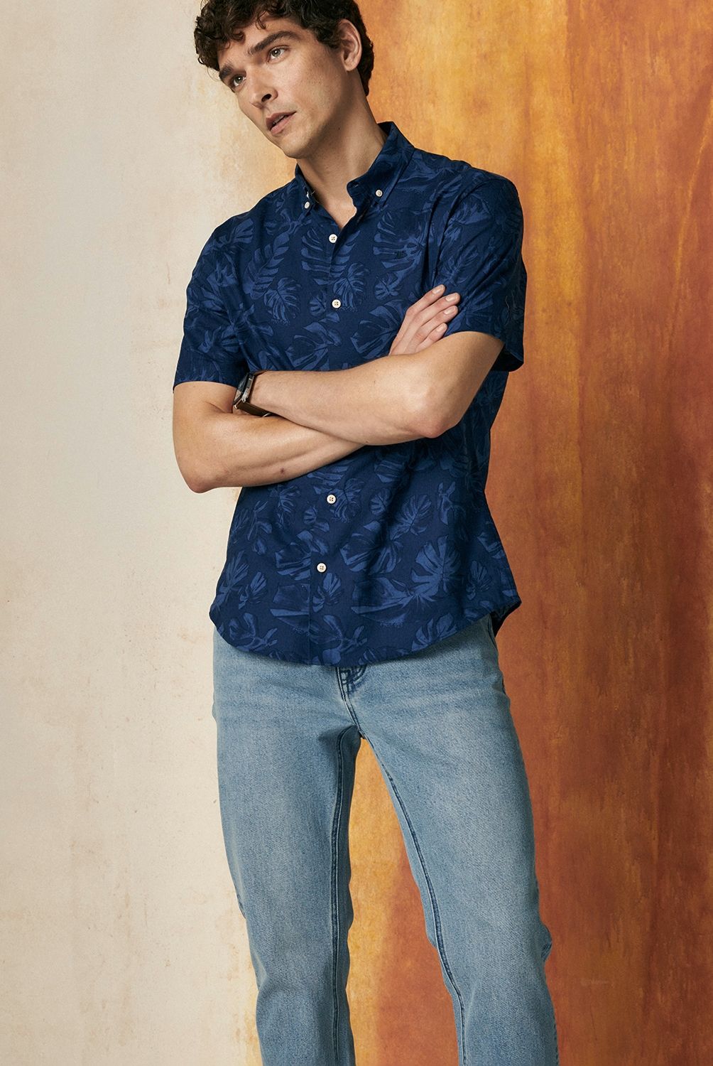 WOLF&HANK - Wolf & Hank Jeans Regular Fit Denim Japonés