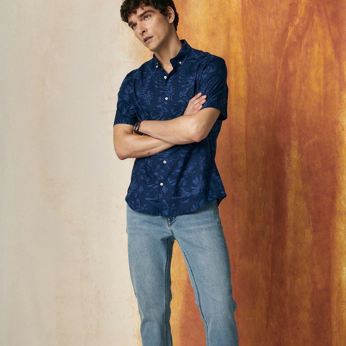 WOLF&HANK - Wolf & Hank Jeans Regular Fit Denim Japonés