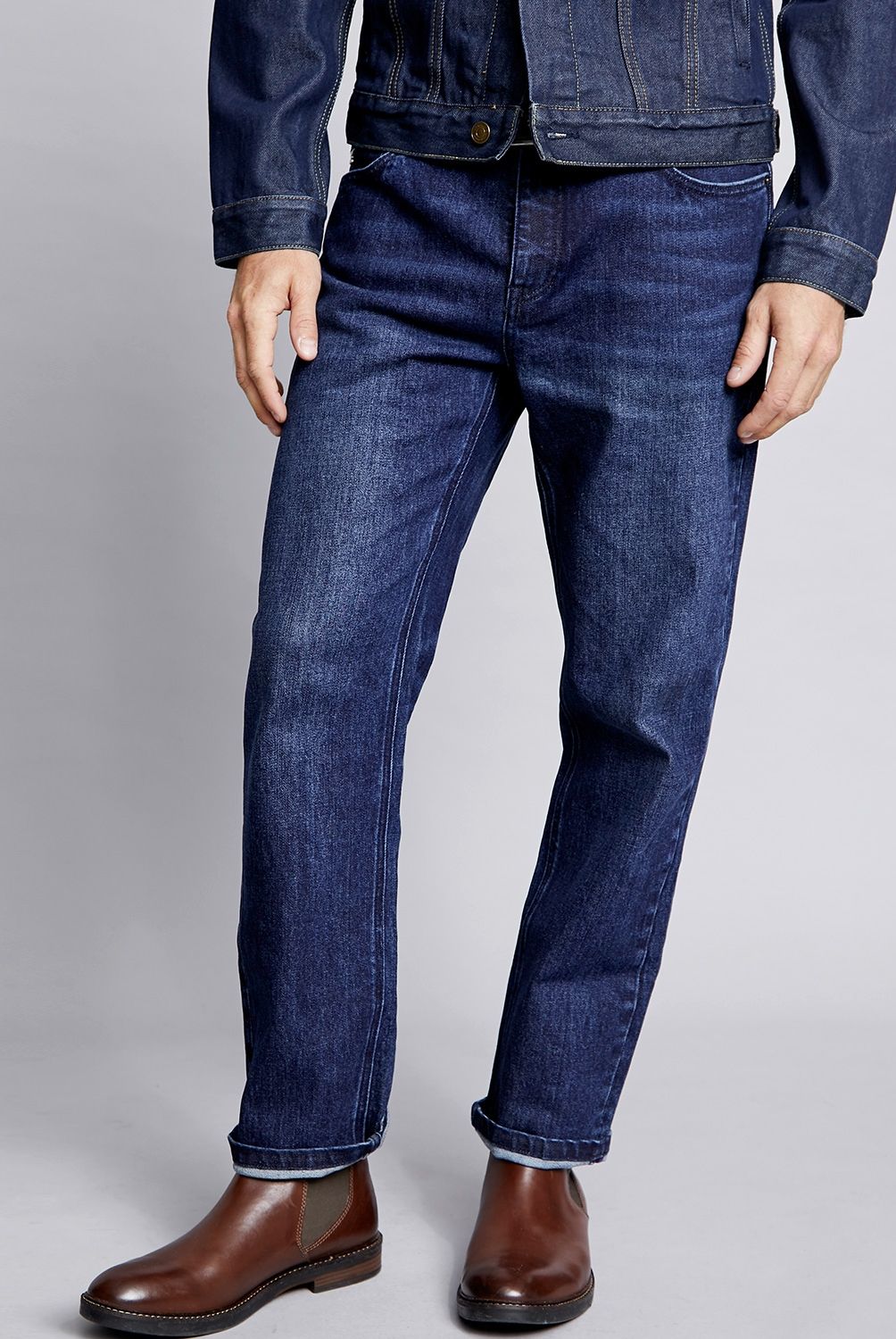 WOLF&HANK - Wolf & Hank Jeans Regular Fit Denim Japonés
