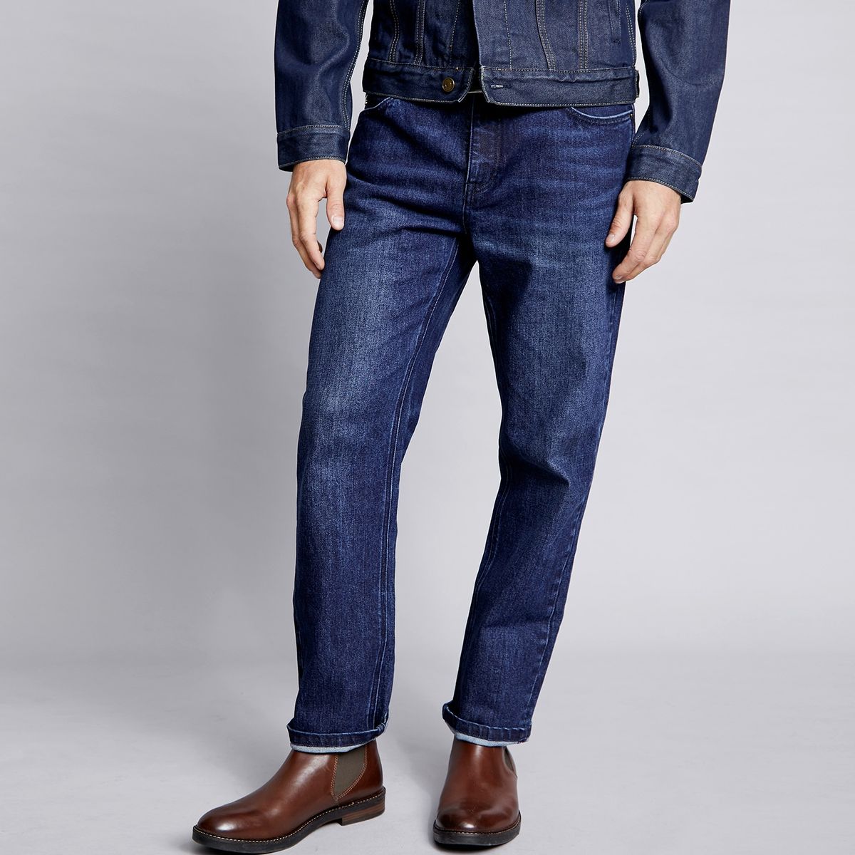 WOLF&HANK - Wolf & Hank Jeans Regular Fit Denim Japonés