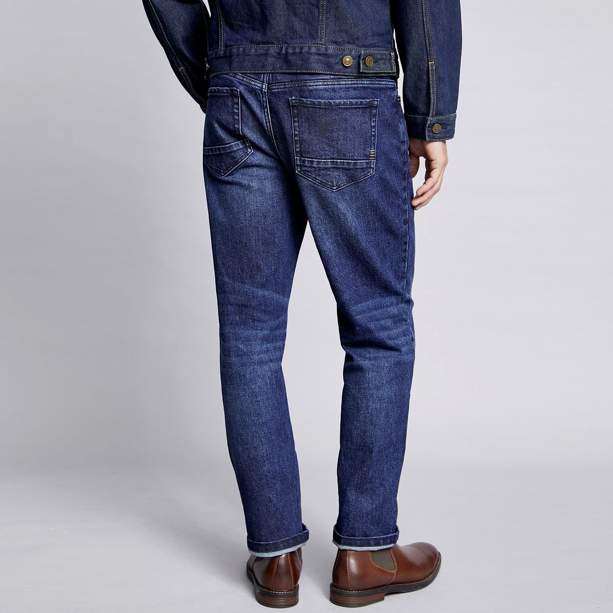 WOLF&HANK - Wolf & Hank Jeans Regular Fit Denim Japonés