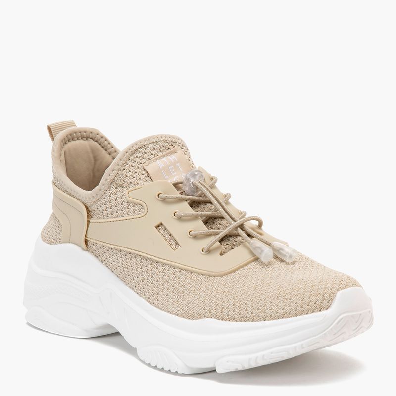 SYBILLA - Zapatilla Urbana Mujer Beige Sybilla