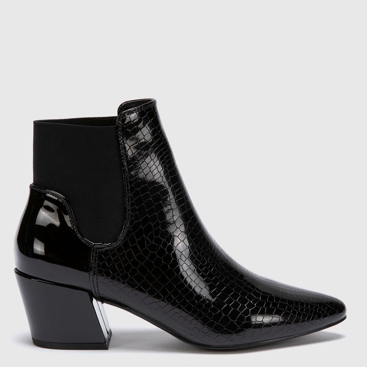 BASEMENT - Botín Mujer Negro Basement