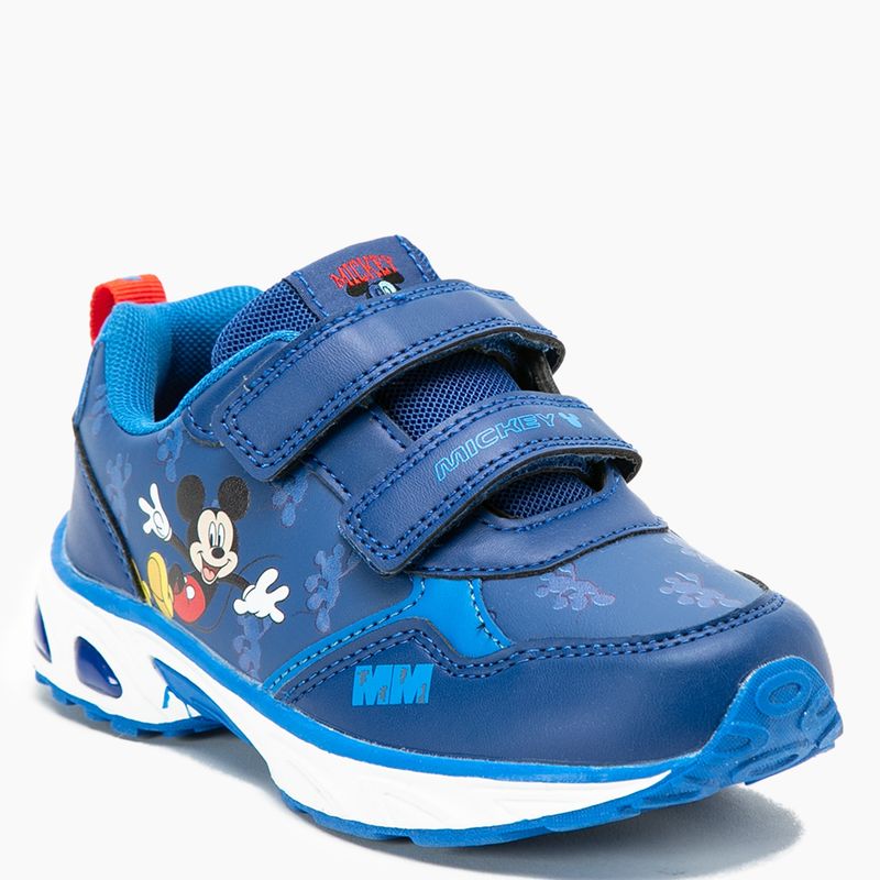 DISNEY - Zapatilla con Luces Niño Azul Disney Mickey