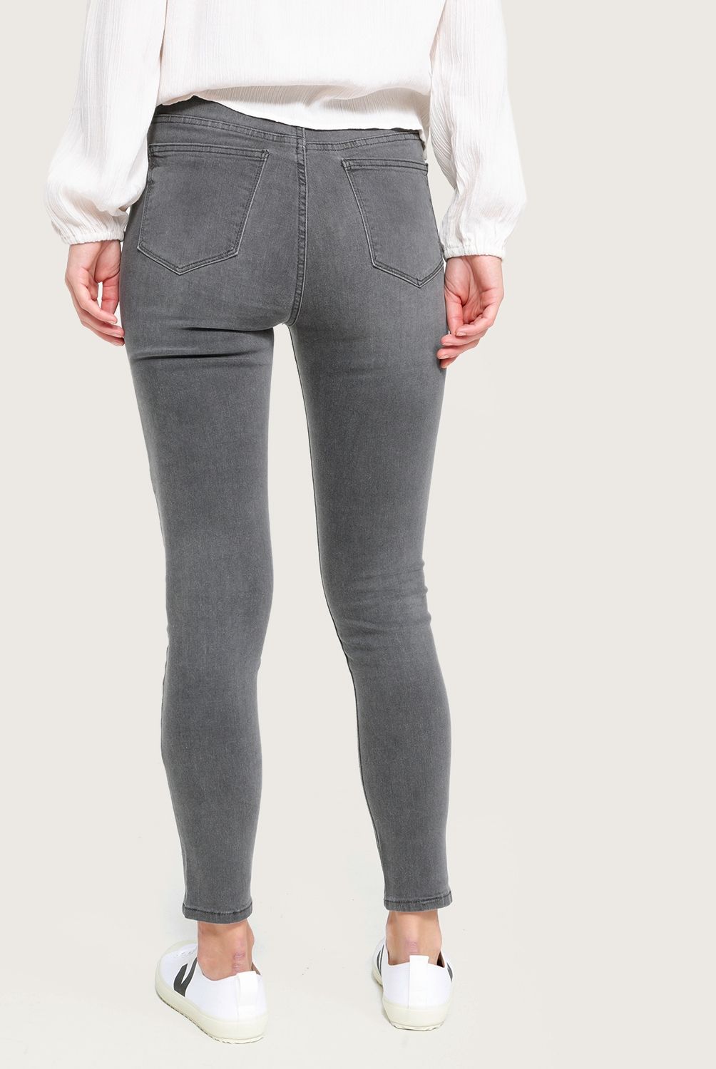 BASEMENT - Jeans Skinny Tiro Medio Mujer