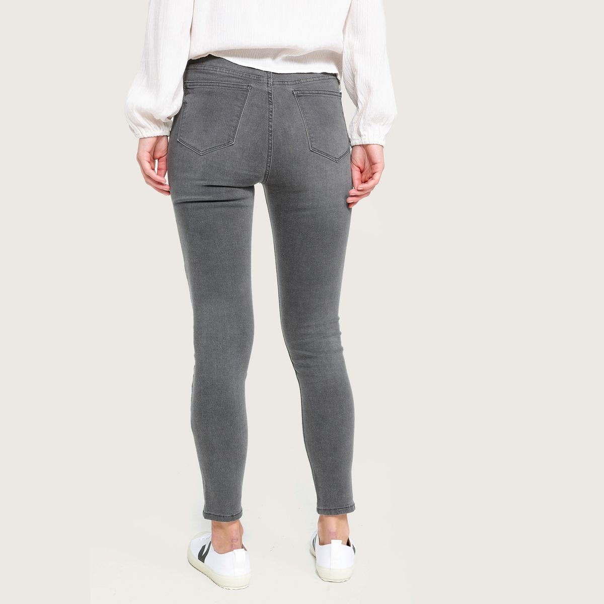 BASEMENT - Jeans Skinny Tiro Medio Mujer