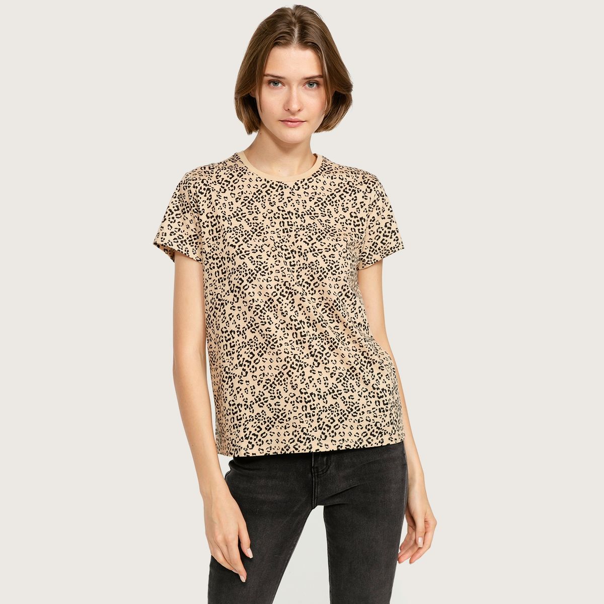 BASEMENT - Polera Manga Corta Mujer