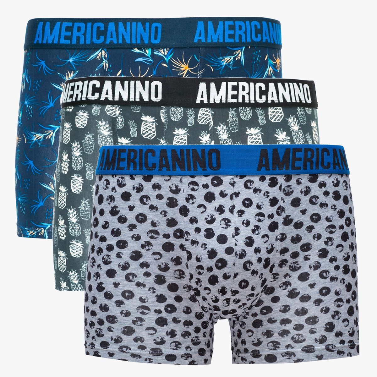 AMERICANINO - Pack De 3 Boxer Algodón Hombre Americanino