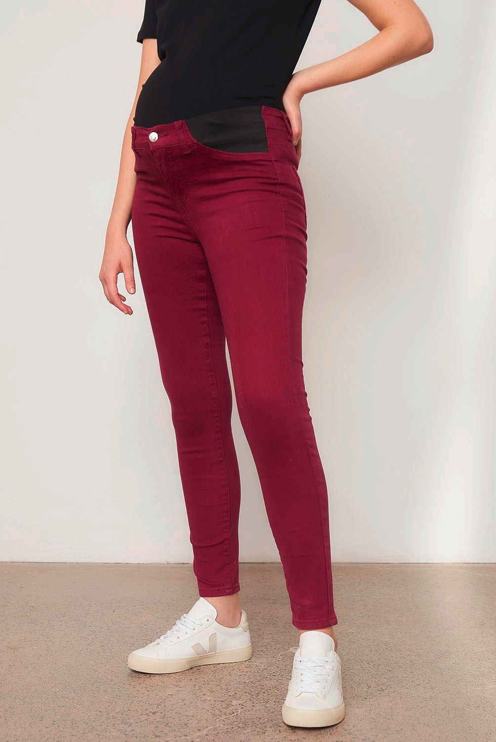 UNIVERSITY CLUB - Pantalón Skinny Tiro Medio Maternal Mujer University Club