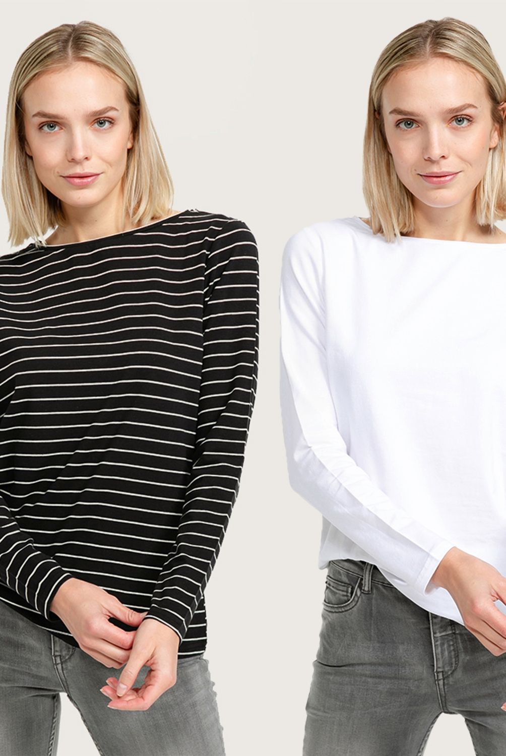 UNIVERSITY CLUB - Pack 2 poleras manga larga mujer