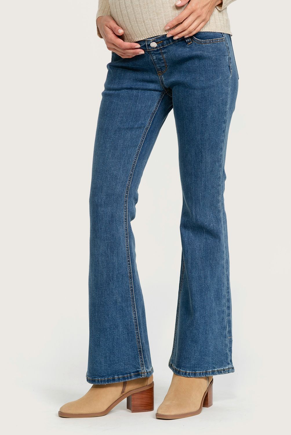 UNIVERSITY CLUB - Jeans Palazzo Maternal Tiro Alto Mujer