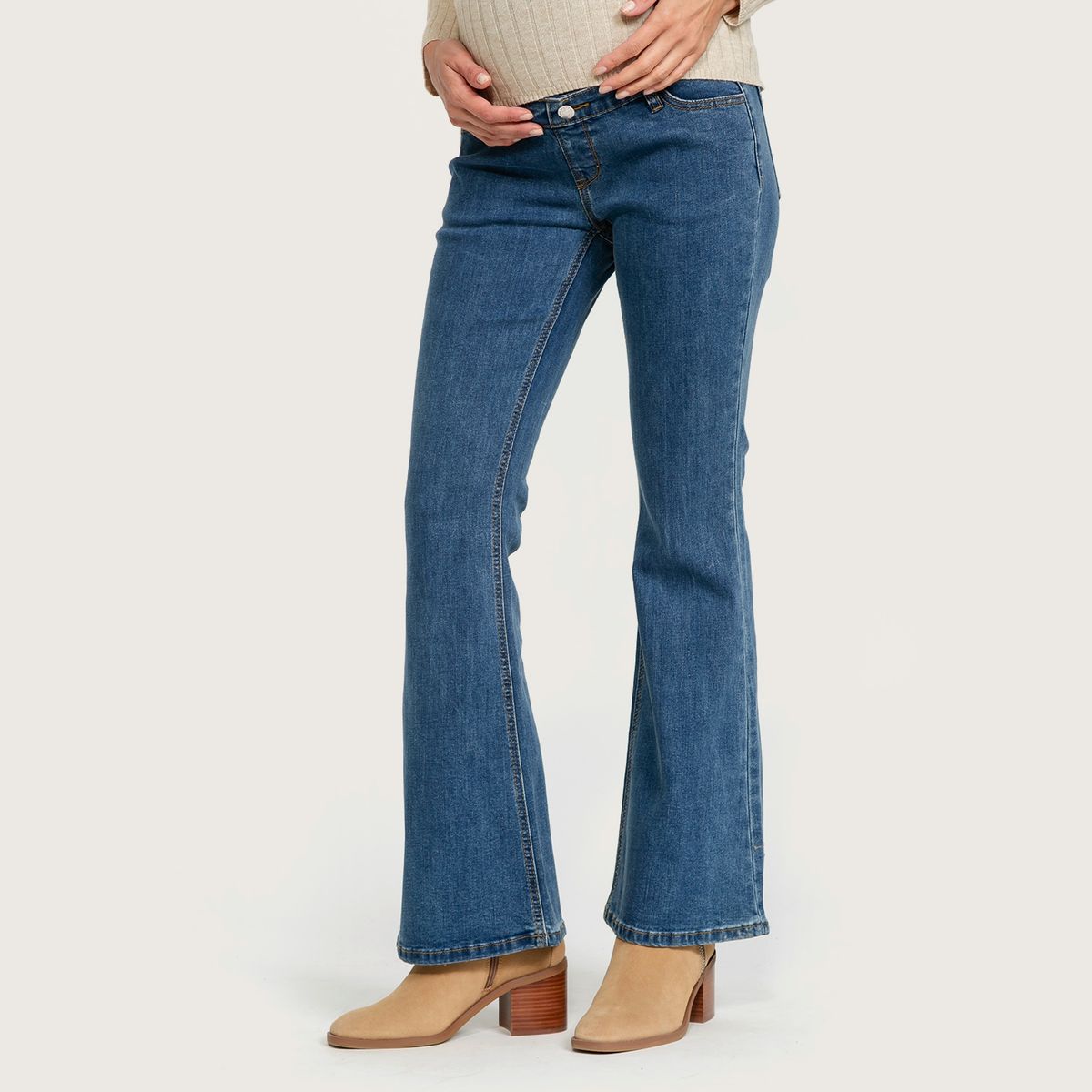 UNIVERSITY CLUB - Jeans Palazzo Maternal Tiro Alto Mujer