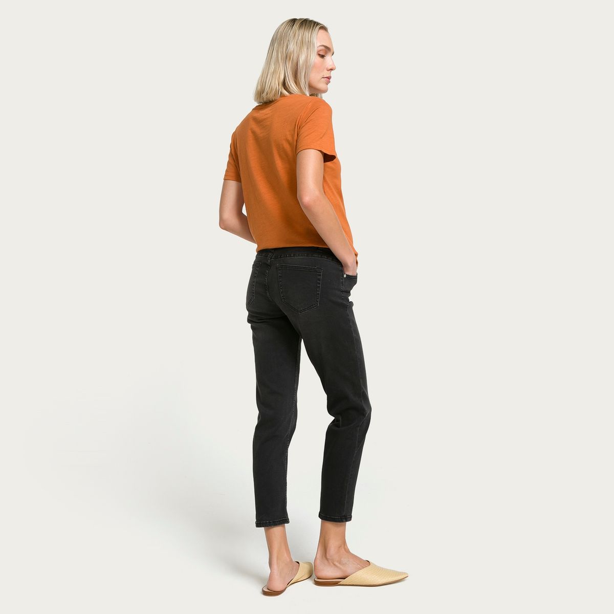 UNIVERSITY CLUB - Jeans Skinny Tiro Bajo Maternal Mujer University Club