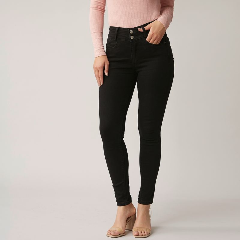 MOSSIMO - Jeans Skinny Push Up Tiro Alto Mujer Mossimo