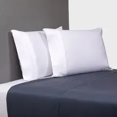 BASEMENT HOME - Sábana Encimera 100% Lino Super King