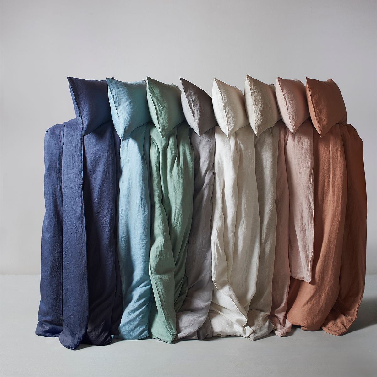 BASEMENT HOME - Set de Fundas de Almohada Basement Home Lino 50x90 cm