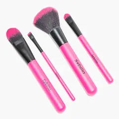 SYBILLA - Set De 4 Brochas De Maquillaje Sintéticas
