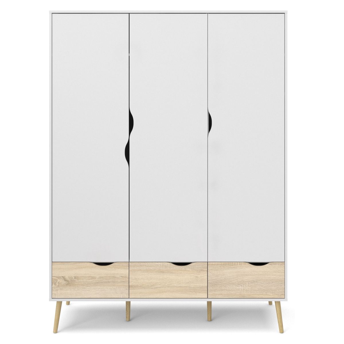 TVILUM - Tvilum Clóset 3 Puertas 3 Cajones Oslo