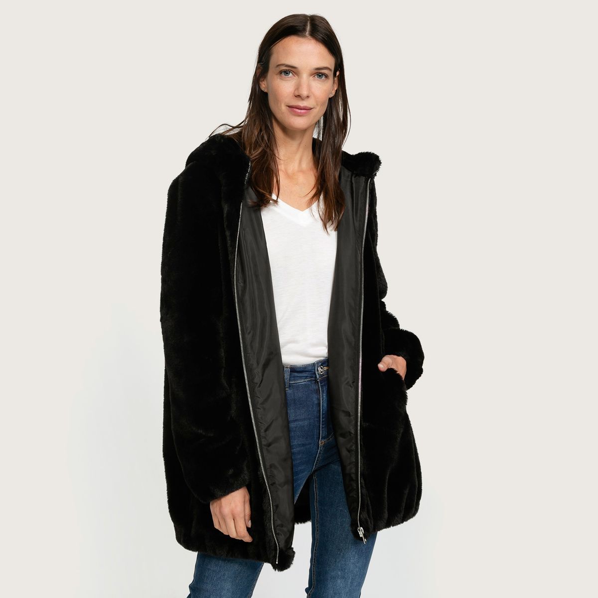 UNIVERSITY CLUB - Chaqueta Teddy Mujer