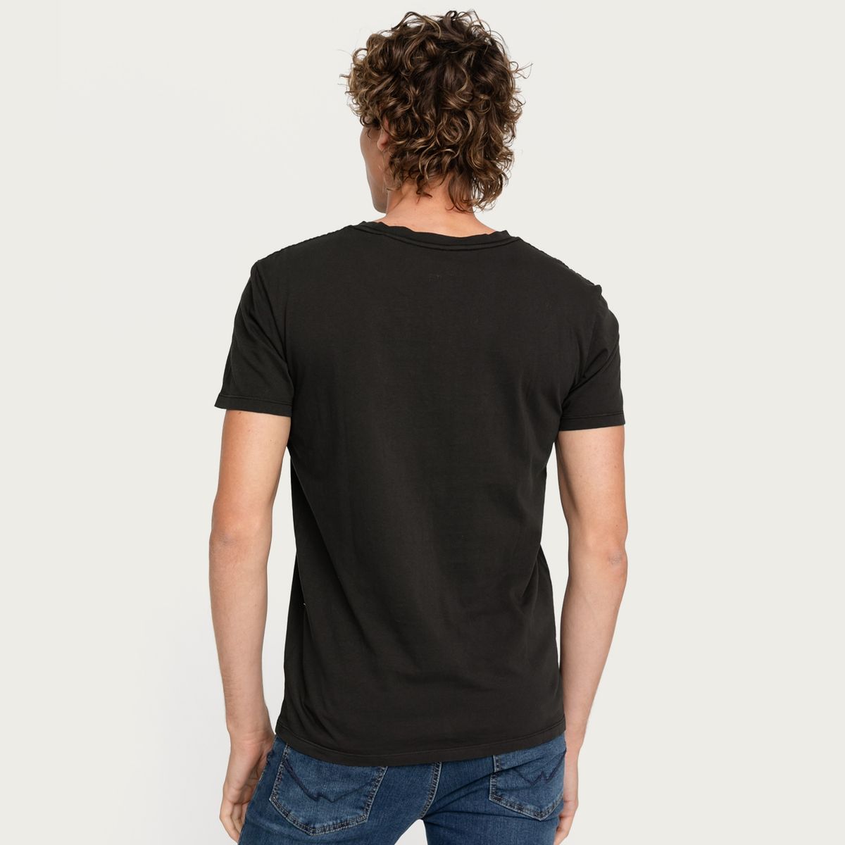 AMERICANINO - Americanino Polera Básica Cuello Redondo Hombre