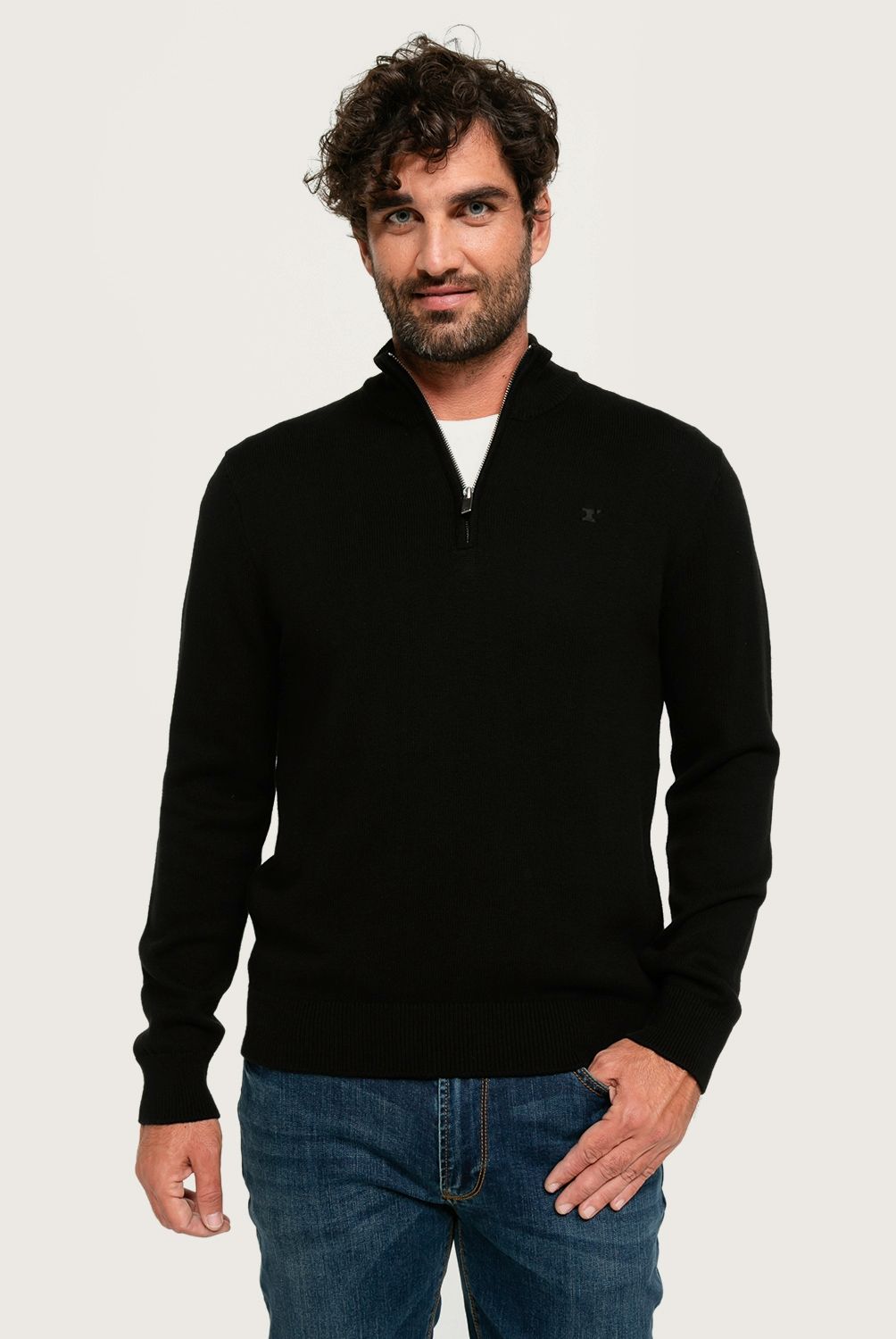 WOLF&HANK - Sweater Half Zipper Hombre