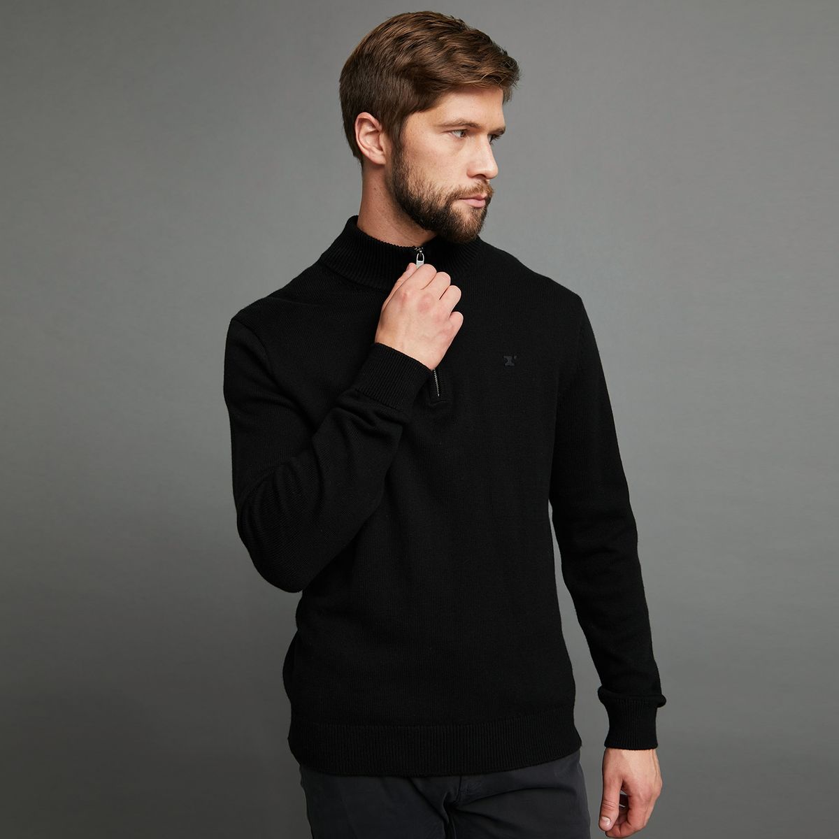 WOLF&HANK - Sweater Half Zipper Hombre