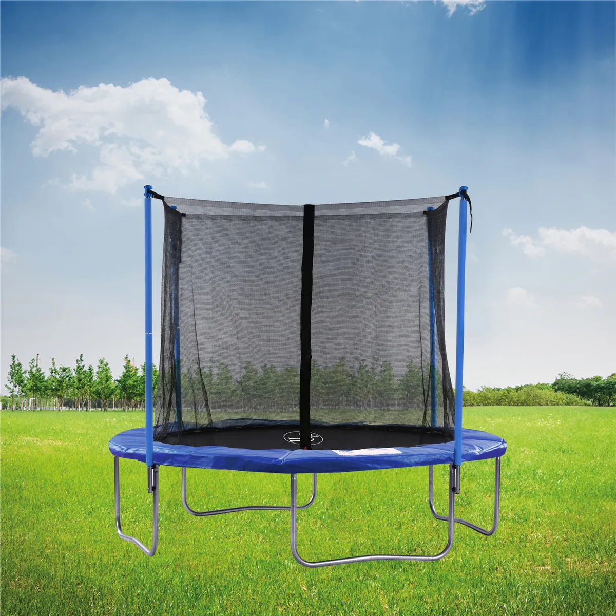 DO IT - Cama Elástica 2,44 Mts Azul + Malla De Protección Superior Do It